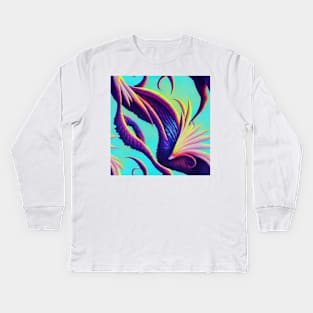 Dragon Scales, Thirty-Three: Kids Long Sleeve T-Shirt